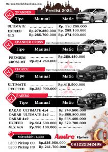 Harga mitsubishi
